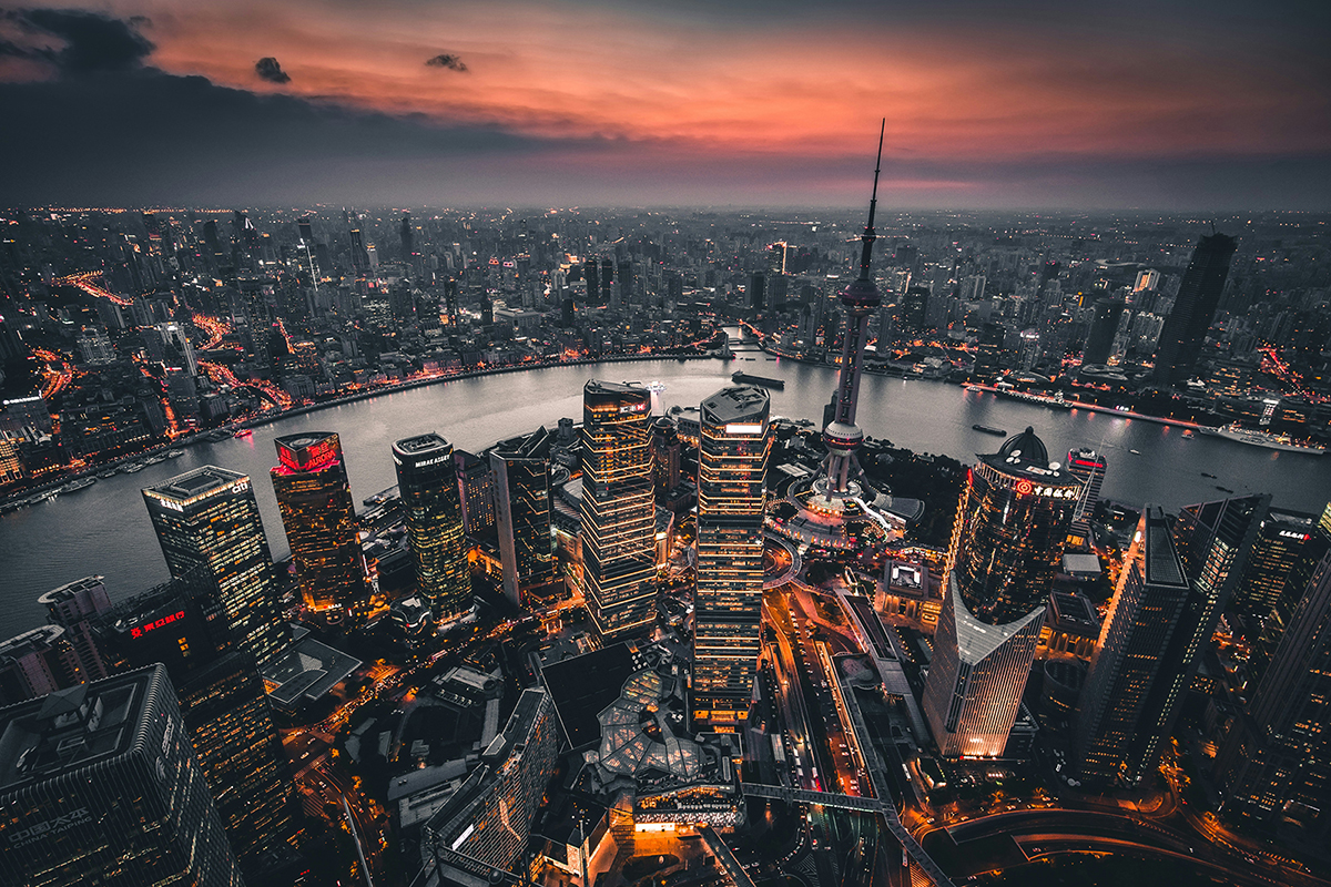 China Biz Buzz Banner - Beautiful Shanghai